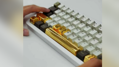 视频 | 公司送优秀员工“黄金键帽”! 她努力3年终到手:如今一字千金