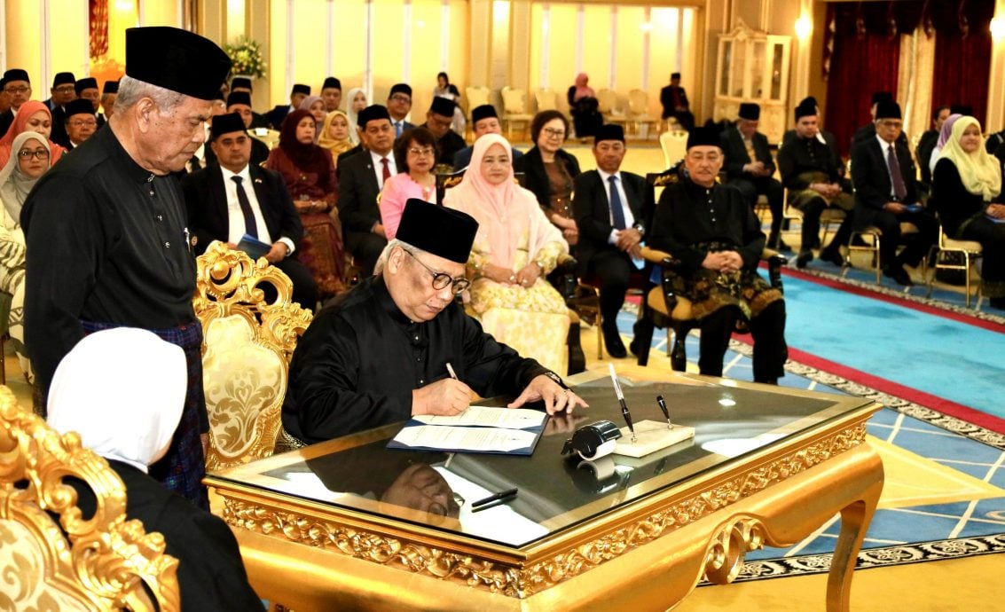 卡特辛重获委任 沙巴州议长