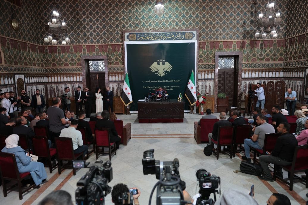 叙利亚国会选举结果出炉 被指缺包容性:仅4%女性、2基督徒当选