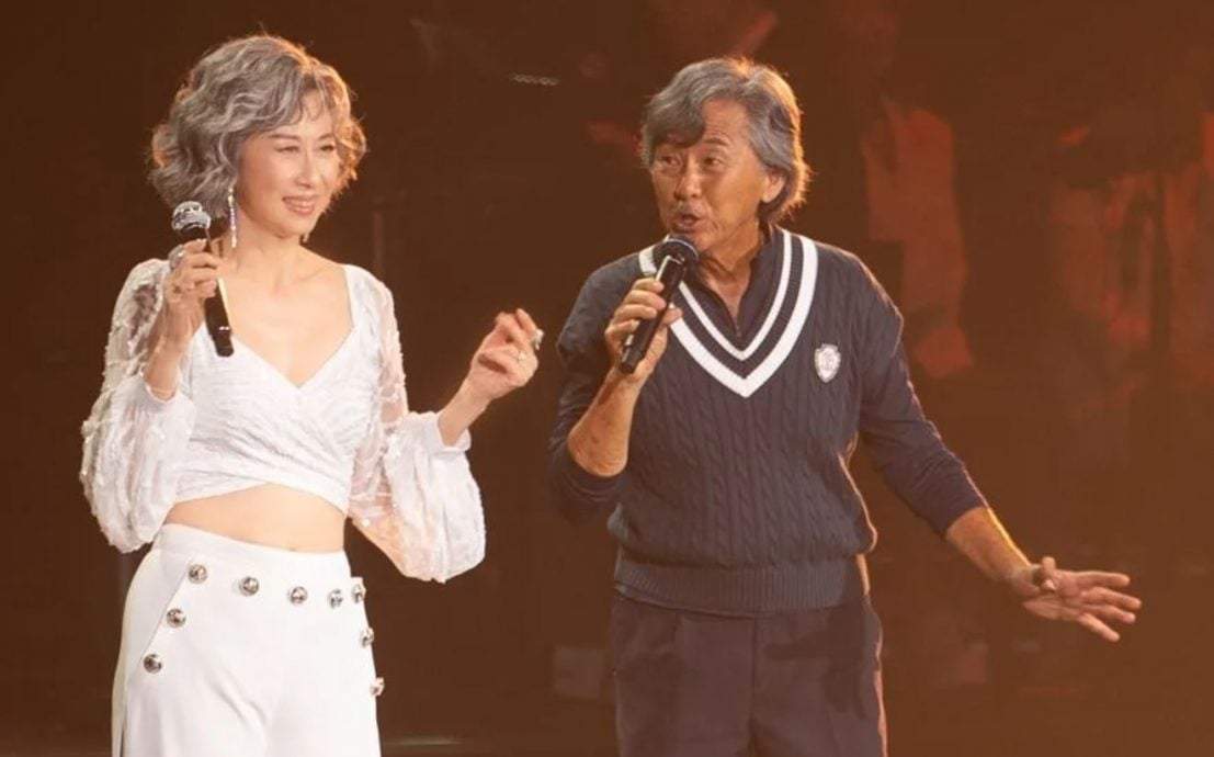 叶蒨文当众脱外套辣晒身材　林子祥傻眼：好久没见过