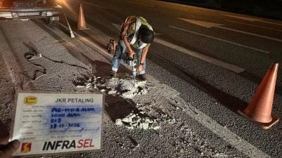 焦点社区:实达阿南道 | 石灰搅拌罗里溢出混凝土结块 萧欢延:害骑士翻车