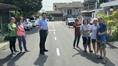 蕉赖黄金花园获拨款 30年来首次重铺道路