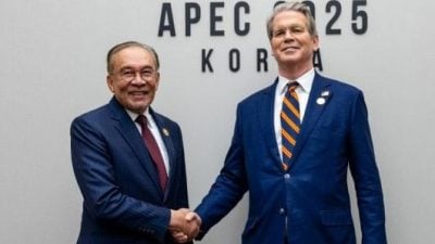 APEC峰会 | 安华会晤美国财长 承诺加强经济联系