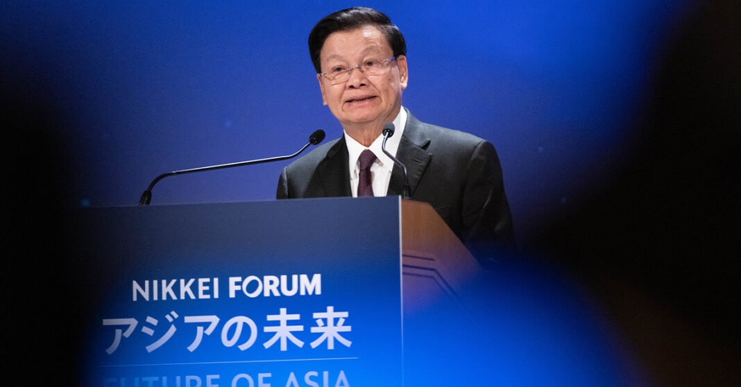 寮国主席通伦访问朝鲜 出席劳动党建立80周年纪念活动