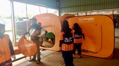 天放晴灾民陆续回家  吉槟疏散中心人数减