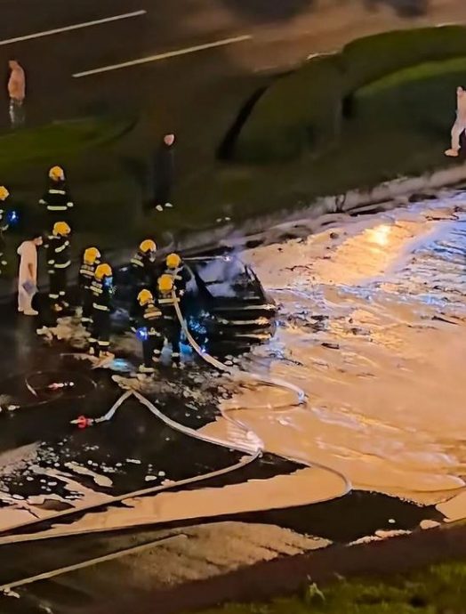 小米SU7传碰撞后爆燃 交警“司机涉酒驾”