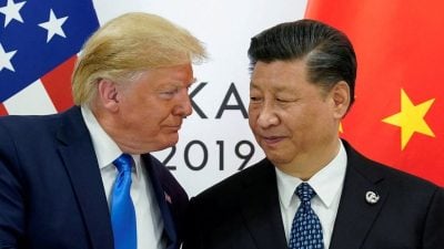 展开亚洲行 特朗普称将与习近平 讨论台湾问题