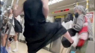 已到警局录供 踹飞老妇长发男IG贴文道歉