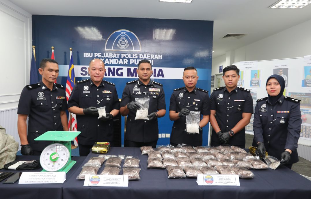 已签发 柔：依城警方瓦解2贩毒团伙 起获19公斤毒品 6嫌犯落网