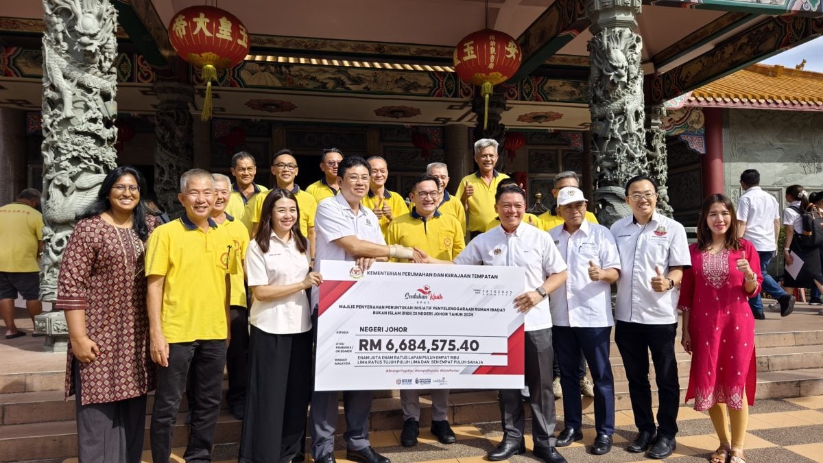 倪可敏:柔非穆宗教场所获668万拨款 体现昌明政府多元开明施政理念