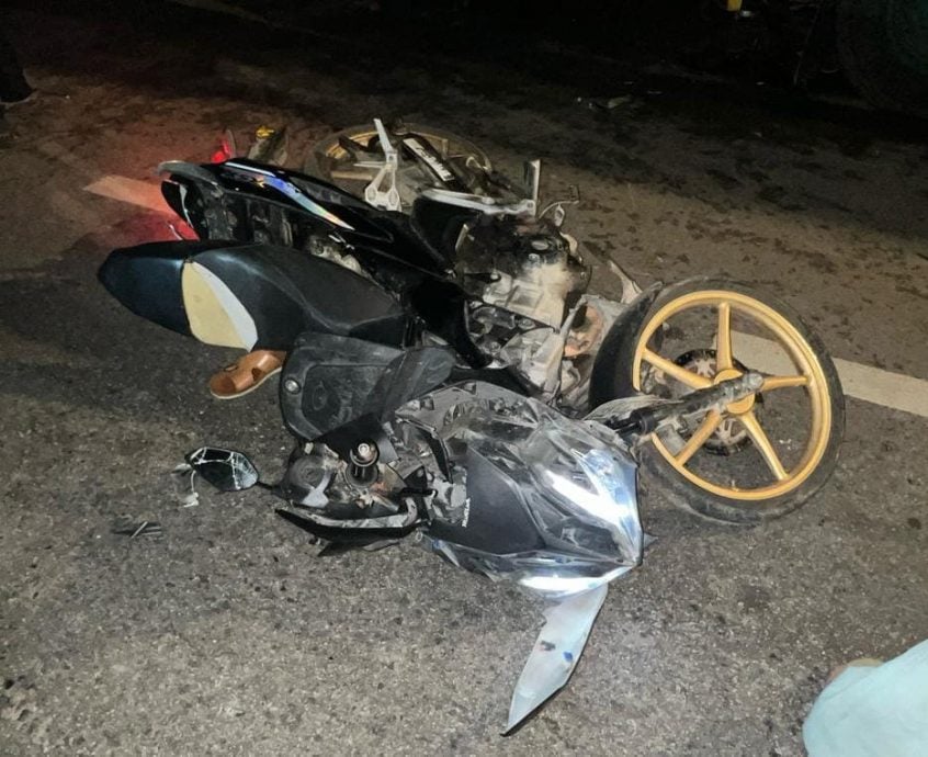 已签发 柔：孟籍男骑脚车突横越 摩托骑士连环撞毙命