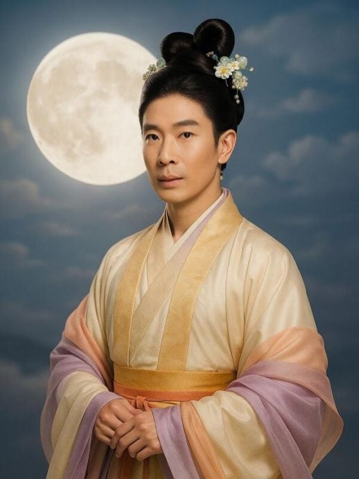 已签发 柔：狮城二三事头条：7男艺人化身AI嫦娥 黄炯耀：根本没认出来