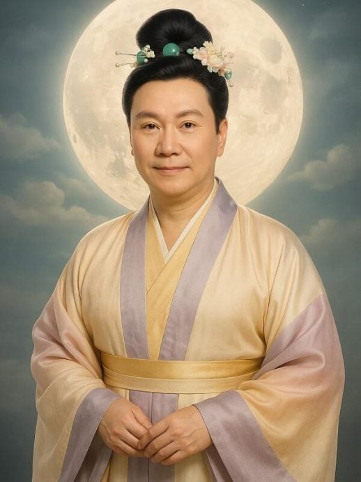 已签发 柔：狮城二三事头条：7男艺人化身AI嫦娥 黄炯耀：根本没认出来