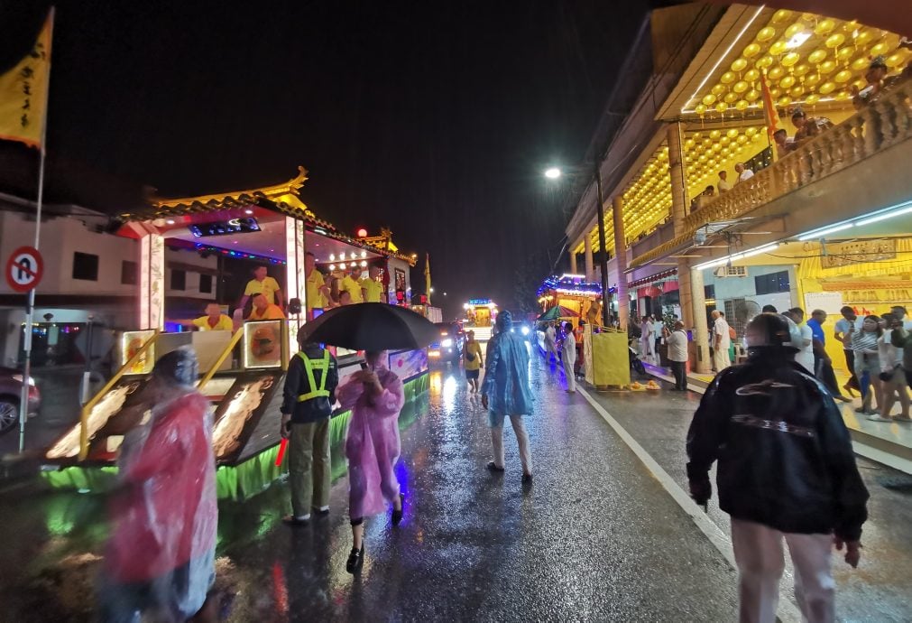 已签发(大北马)风雨无阻 大山脚斗母宫奉九皇大帝圣驾圣谕游境出巡