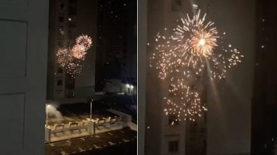 视频 | 涉停车场非法燃放烟火  狮城警方证实捕20岁青年