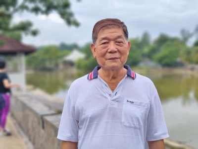 **已签发**柔：第三版头：水獭出没独立公园！新山市厅立警示牌，提醒民众小心防范