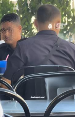 **已签发**柔:銮警在餐厅吸烟视频引热议    峇林:展开纪律调查