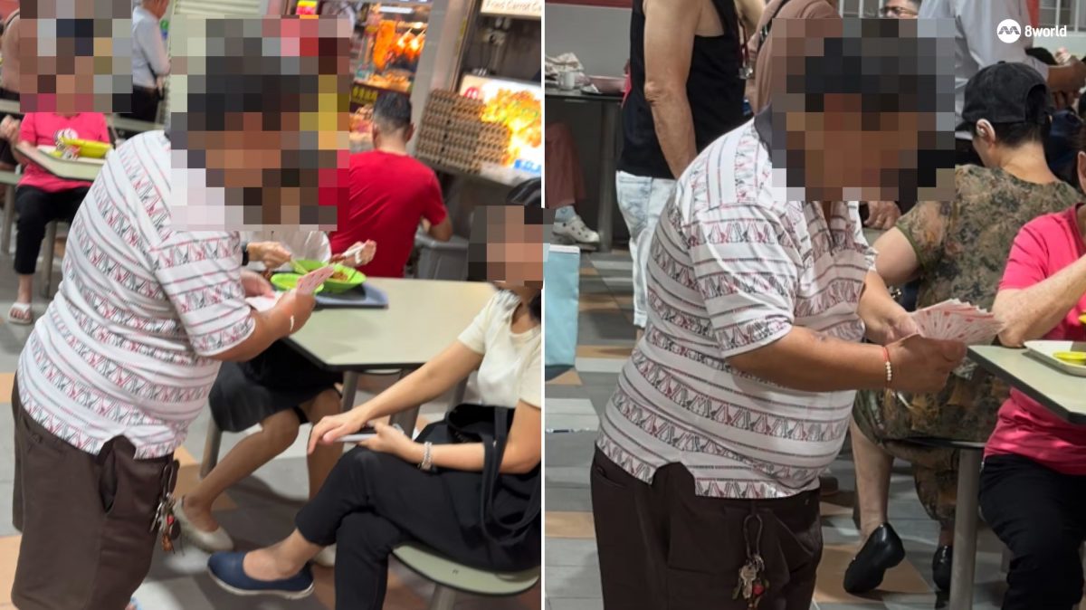 *已签发*柔；狮城二三事：狮城阿叔称手受伤找工不易  熟食中心转售万字票糊口