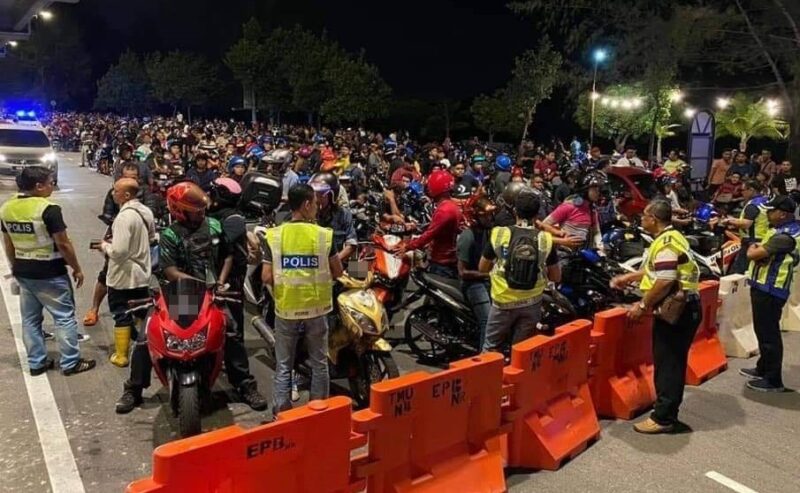 已签发（大北马）51名摩托骑士涉嫌飙车 今年内已被控