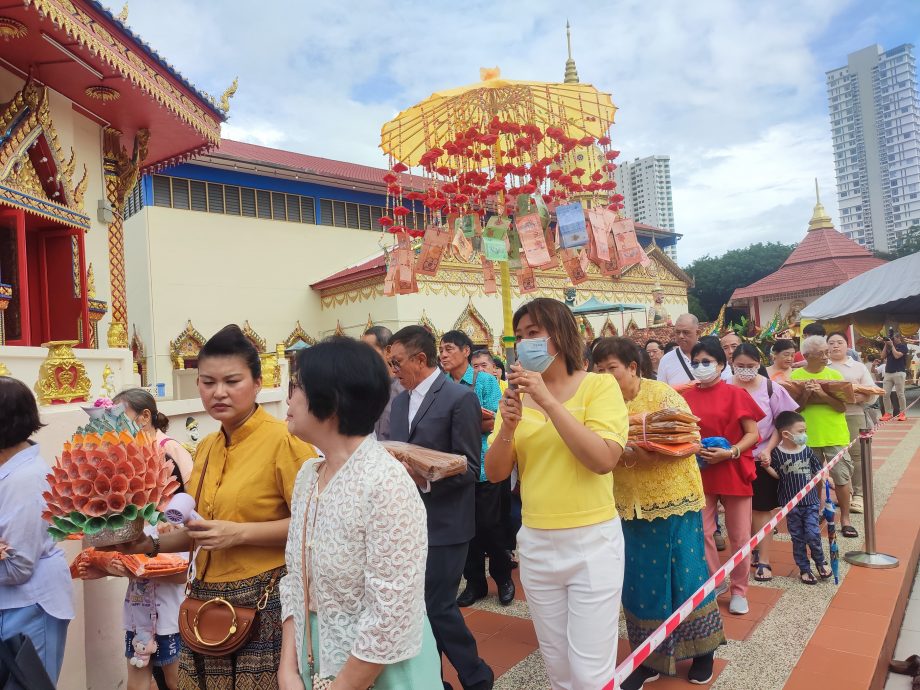 已签发(大北马)“泰国皇家卡提那法衣供奉仪式”
