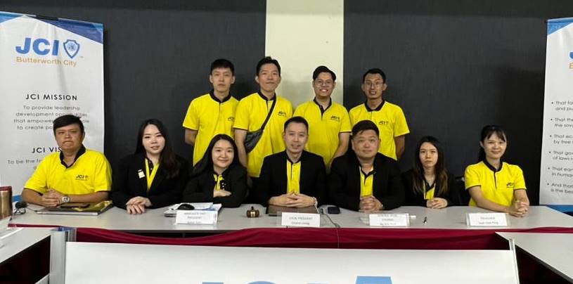 已签发（大北马）北海文华国际青商会改选，黄家杰当选新届会长。