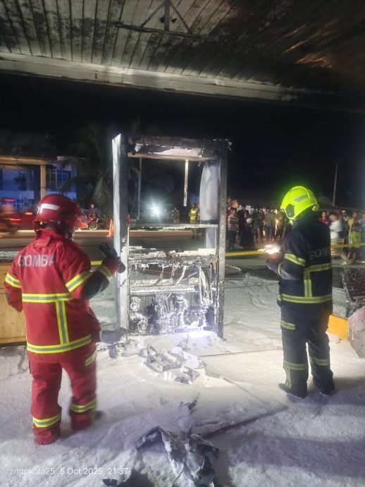 已签发(大北马)华玲郊区油站发生火患