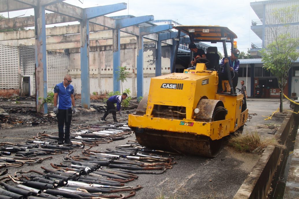 已签发（大北马）吉打州警方严厉对付和取缔非法改装摩托车后，间接也降低了吉打州的车祸率。