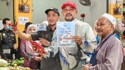 吉打推合规巴刹计划 波各先那巴刹 试跑统一价格标签