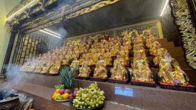 吉打斗母宫60尊神像开光  即起开放让信众膜拜