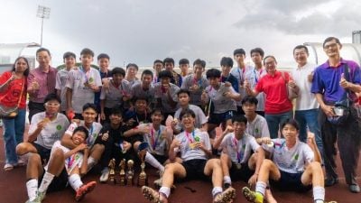 林世和杯足球赛  韩江中学队伍夺冠