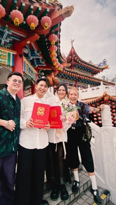 庄靖毅前年求婚成功 今与凯心注册结婚