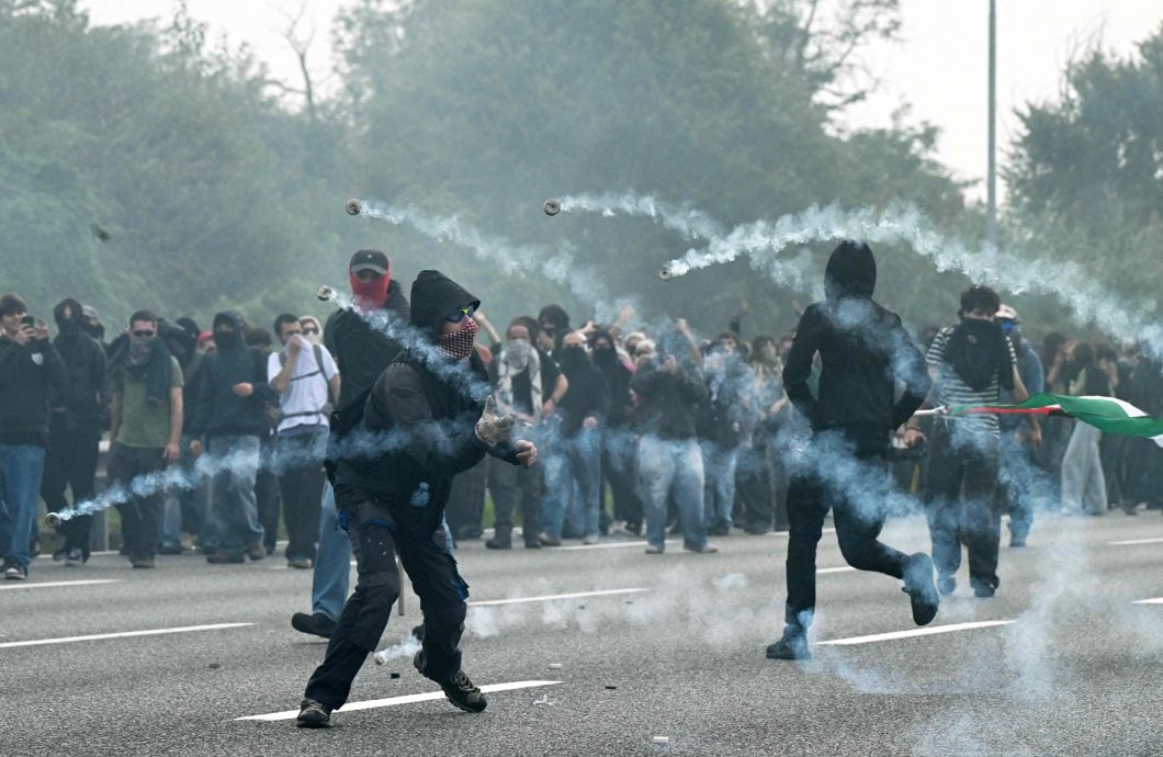 意大利爆200万人示威!罗马瘫痪声援加沙 全境爆大规模罢工