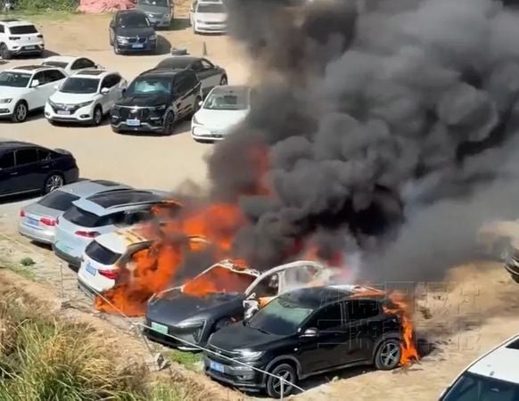 才买一个半月就报废! 电动车攀升到“76度”后起火