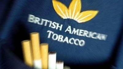 摔破5令吉 27年最惨  英美烟草狂泻20%