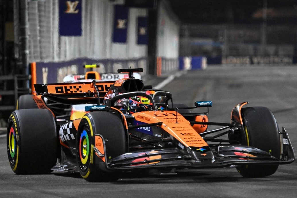 新加坡站F1大赛车| 迈凯轮首日练习重整旗鼓  皮亚斯特里先声夺人