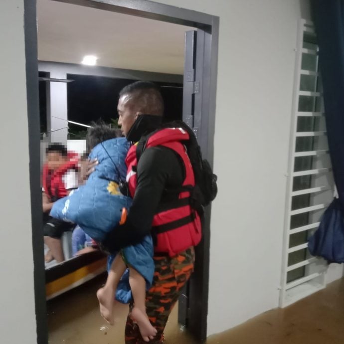 新板26村民疏散 太平武吉干当大水灾