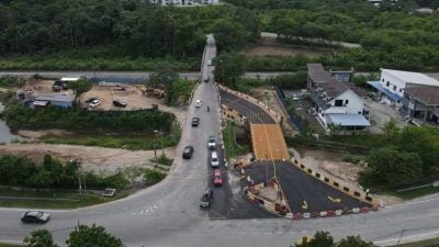 新桥施工进入关键阶段　汝来工业区主要道路暂封三晚