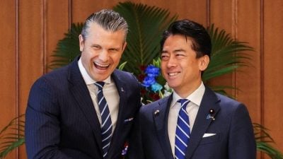 日本证实提前达防卫费增额目标 美防长:续加强日美同盟