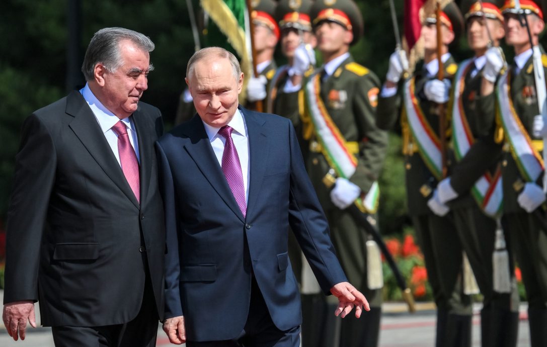 普汀抵塔吉克出席俄与中亚峰会 料讨论区域发展与关系