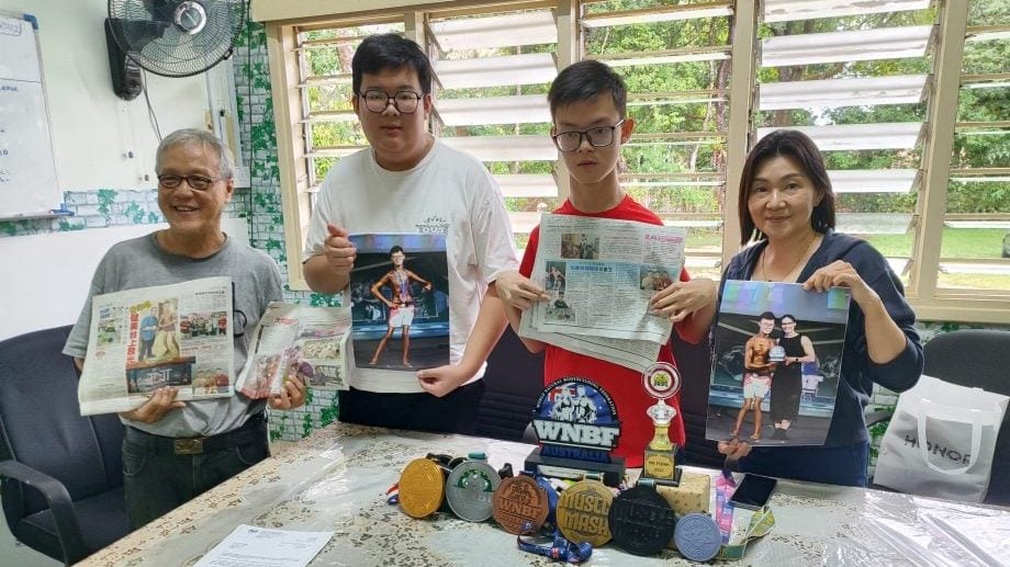 澳洲健美赛夺铜奖   脑瘫少年 为国争光