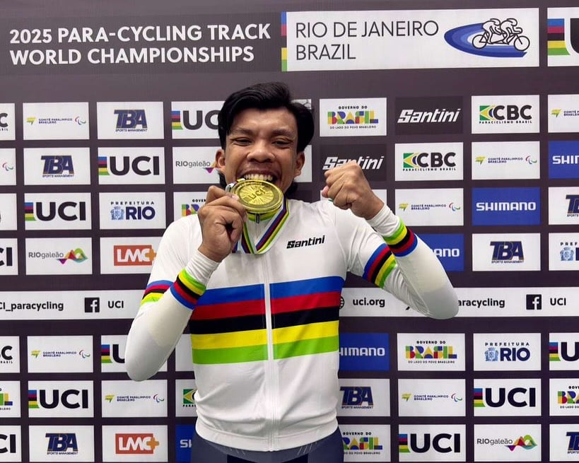 残障场地脚车世锦赛|为大马踩出历史第一金 尤索夫实现了年少梦想