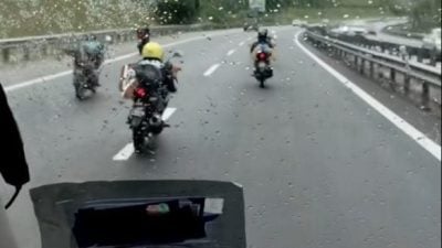 涉大道“超人飙车”挡救护车  5少年大山脚落网