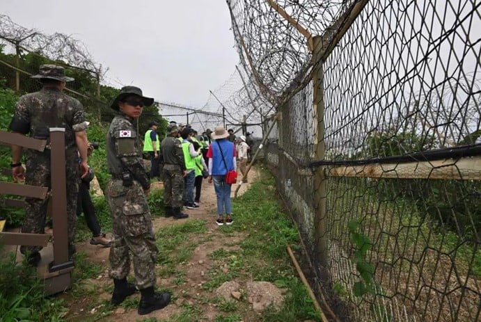 特朗普访韩前夕 韩国暂停部分非军事区观光活动