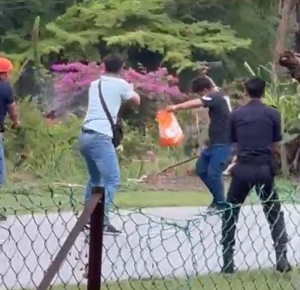 狂汉住区持刀闹事幸被警制伏  企图谋杀罪查延扣6天