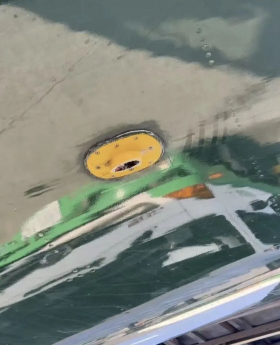 看世界)长荣航空上海飞台北航班发生机尾擦地事故