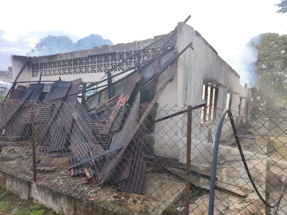 红毛丹空家火灾 80%烧毁无人伤亡