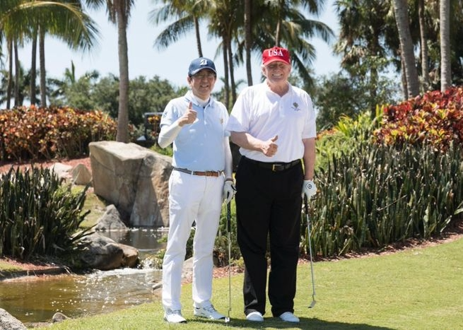 给特朗普的见面礼 消息：高市或送“安倍高球杆”