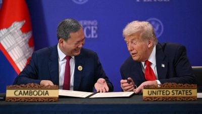 美国将解除对柬埔寨武器禁运 重启联合军演