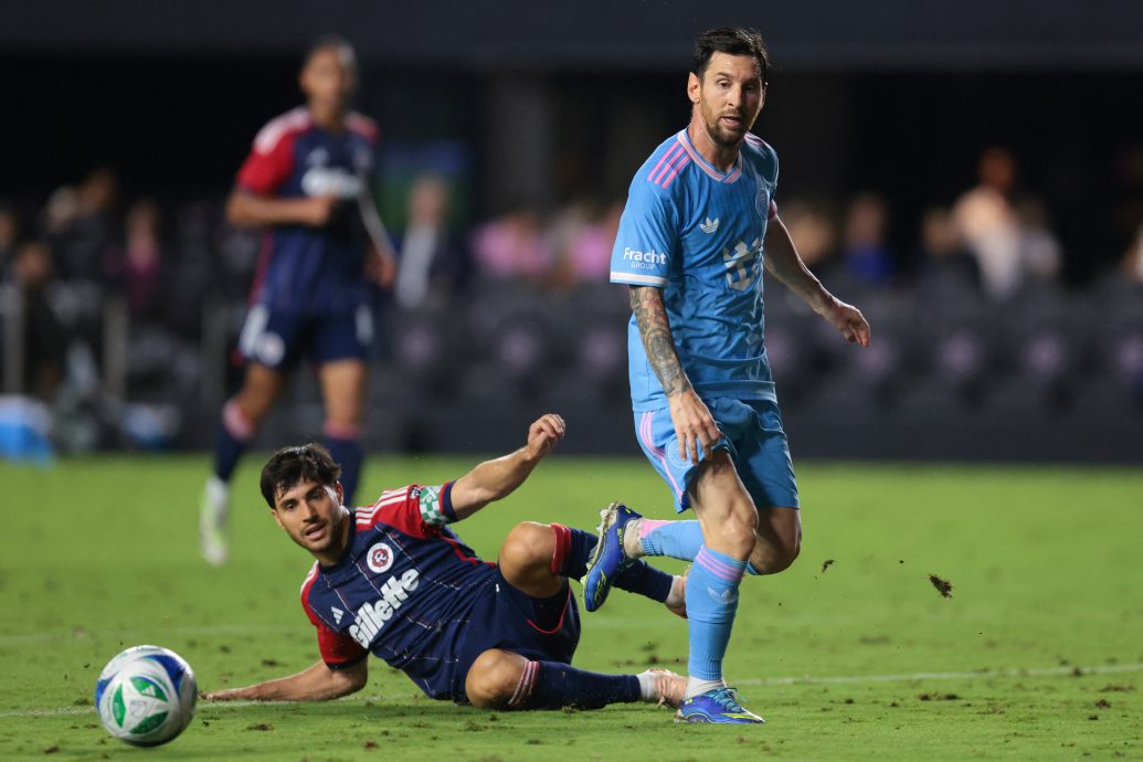 美职联|梅西助攻戴帽率队大胜  迈阿密国际送别布斯克茨