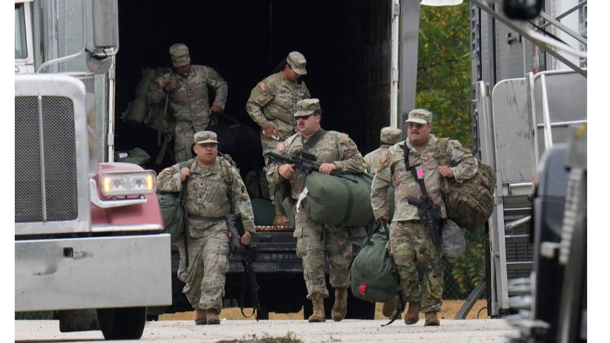 美防长才下令将领减肥　大肚腩国民兵照片网上疯传